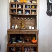 کافی بار چوبی