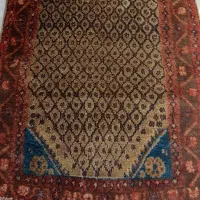 فرش دستفات ۸۰ ساله عتیقه قد یک متر پهنا نیم متر