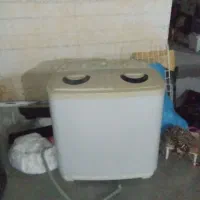 لباس شویی دوقلو سالم کمی نیاز به تعمیر|ماشین لباسشویی و خشک‌کن لباس|گلبهار, شهر جدید گلبهار|دیوار