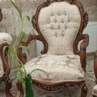 مبل تمام چوب گردو با کاور ژله ای نو و استفاده نشده|مبلمان خانگی و میز عسلی|تهران, وردآورد|دیوار