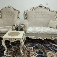 مبل سلطنتی ۷نفره|مبلمان خانگی و میز عسلی|قم, شهر قائم|دیوار