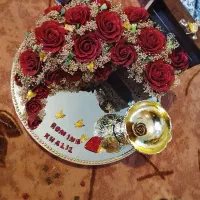 سینی حنا بندان|صنایع دستی و سایر لوازم تزئینی|کرج, شهرک فهمیده|دیوار