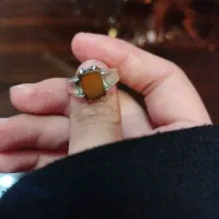 انگشتر نقره سنگ شرف شمس اصل