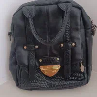 کیف دستی چرمی با قابلیت کوله شدن و دوشی