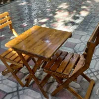 صندلی کافه ای تاشو چوبی|صندلی و نیمکت|کوهپایه, |دیوار