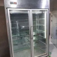 فروش فوری یخچال ویترینی دو در تمام استیل