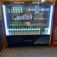 با سلام.یخچال سه درب ویترینی..
