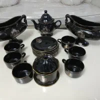 سرویس کامل فنجان قهوه خوری و شکلات خوری انتیک