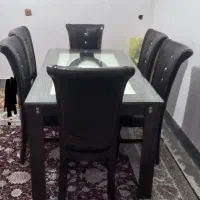 میز شیش نفره|میز و صندلی غذاخوری|دالاهو, |دیوار