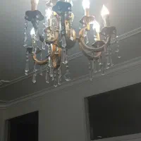 لوستر|لوستر و چراغ آویز|میانه, |دیوار