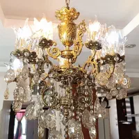 لوستر برنجی برنزی