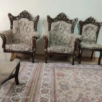 مبل سلطنتی 9نفره چوپ راش|مبلمان خانگی و میز عسلی|پرند, فاز ۵|دیوار