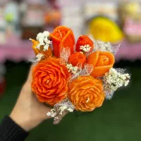 فروش گل های شمع مخصوص روز مادر و شب یلدا|صنایع دستی و سایر لوازم تزئینی|بندر انزلی, آخرخط|دیوار