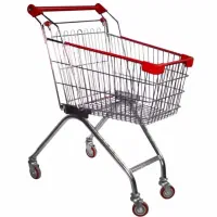 چرخ خرید فلزی و چرخ پلی کربنات سبد خرید دستی