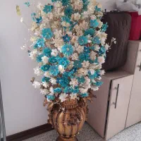 گل و گلدان کریستال