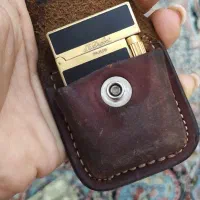 فندک آنتیک اصلی قدیمی با کیف چرم|کلکسیون اشیاء عتیقه|تهران, جوادیه|دیوار