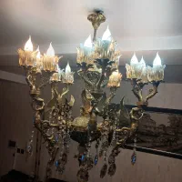 لوستر ۱۵ شعله طرح فرشته|لوستر و چراغ آویز|تهران, شادآباد|دیوار