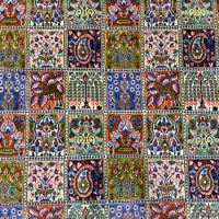 فرش دستبافت جفت نه متری گل ابریشم|فرش|مشهد, راهنمایی|دیوار