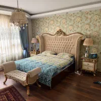 سرویس خواب دونفره دو عدد پاتختی میز لوازم آرایش