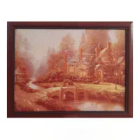 تابلو نقاشی کلبه و پل