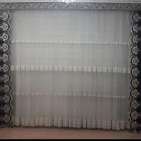 پرده با دوتا والان شیک وسالم|پرده، رانر، رومیزی|اردبیل, |دیوار