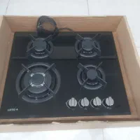 گاز رومیزی صفحه ای تو کار 4 شعله لتو در حد نو