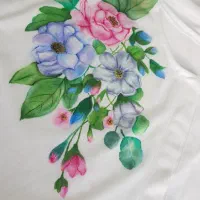 آموزش نقاشی روی پارچه