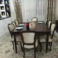 مبل 9 نفره با میز ناهار خوری 8 نفره|مبلمان خانگی و میز عسلی|تهران, صادقیه|دیوار