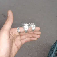 رکاب نقره دست ساز عیار بالا