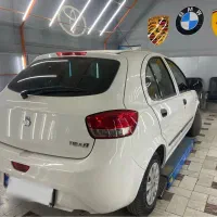 تیبا ۲ مدل ۱۴۰۰ سفید، بدون رنگ، کارکرد ۹۰ هزار