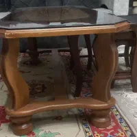 میز جلو مبلی و سه عدد عسلی|مبلمان خانگی و میز عسلی|ملایر, |دیوار