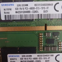 فروش دو عدد رم ۸ سامسونگ DDR5 با باس 4800