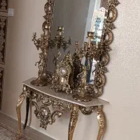 آیینه وشمعدان برنز