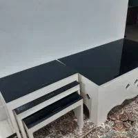 میز عسلی و میز جلو مبلی سفید