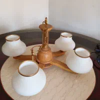 لوستر تعداد شاخه ها ۴ تا تمیز و نو