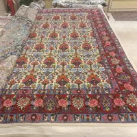 بافنده فرش دستبافت ابریشم پشم تابلو فرش