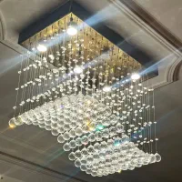 لوستر کریستالی ۳ عدد|لوستر و چراغ آویز|تهران, تهرانپارس شرقی|دیوار