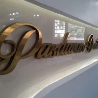 تابلو چلنیوم،کامپوزیت،چوب ترمو،حروف برجسته،نما