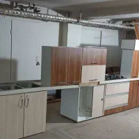 یک سرویس کابینت آشپزخانه ام دی اف در حد صفر|مصالح و تجهیزات ساختمان|تبریز, |دیوار