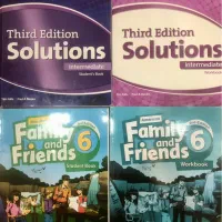 کتاب‌های زبان Solutions 3 و Family and Friends 6