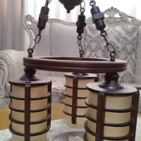 لوستر چوبی