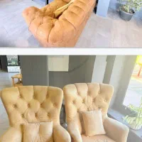 مبل راحتی چستر ۳و۲و۲تاتک سالم