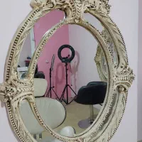 آینه رزین سایز بزرگ خیلی زیبا نو