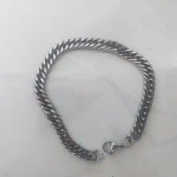 دست بنداستیل  رنگ نقره ای