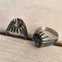 انگشتر استیل مردانه سنگ شیشه|بدلیجات|تهران, جیحون|دیوار