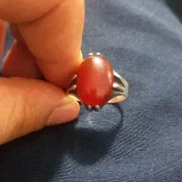 انگشتر عقیق یمن رکاب نقره