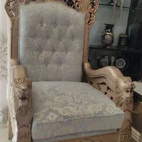 مبل سلطنتی 9نفره با دو میز عسلی ویک میز بزرگ|مبلمان خانگی و میز عسلی|اصفهان, ورزشگاه نقش جهان|دیوار