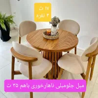 مبل + جلومبلی + ناهارخوری باهم ۳۵ت تومن. آف ویژه|مبلمان خانگی و میز عسلی|ساری, |دیوار