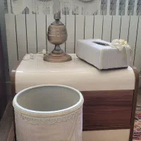 ست آباژور و سطل و جا دستمال کاغذی