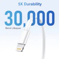 کابل تبدیل USB به لایتنینگ مدل MFI طول 1 متر|لوازم جانبی موبایل و تبلت|شهریار, شهریار|دیوار